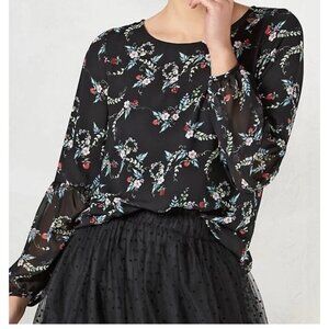 Disney x Lauren Conrad  Collection by LC Snow White Peasant Top Size Large